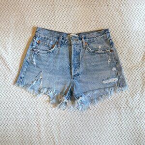 Agolde Parker Vintage Cut Off Denim Shorts - Sz 26